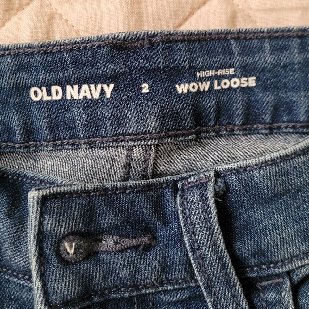Old Navy Size 2 High-Rise Wow Loose Jeans. - Picture 4 of 5
